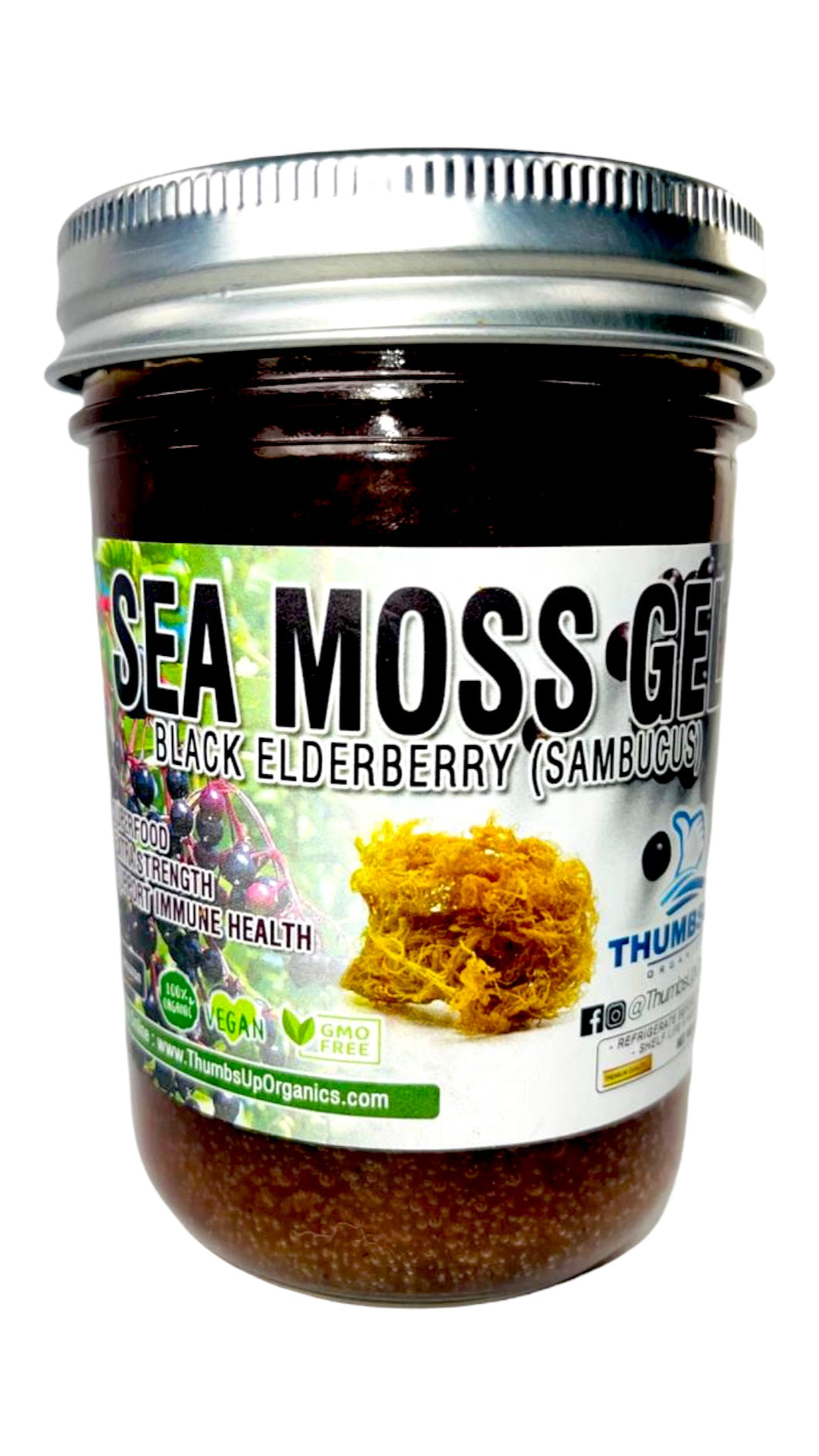 Sea moss gel with Elderberry