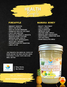 Sea moss with pineapple and honey